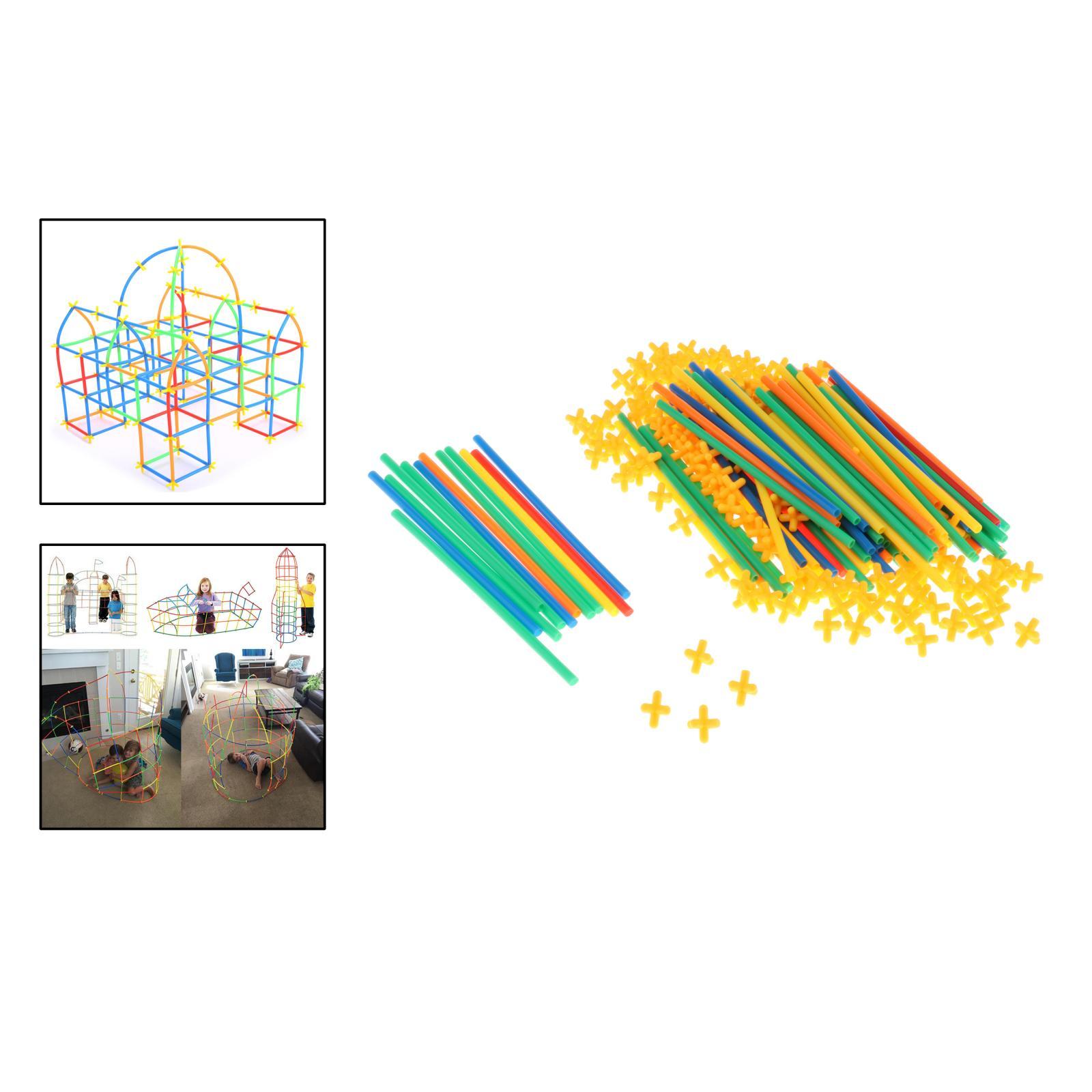 Straw Constructor Building Blocks Toys Kids Educational Toys