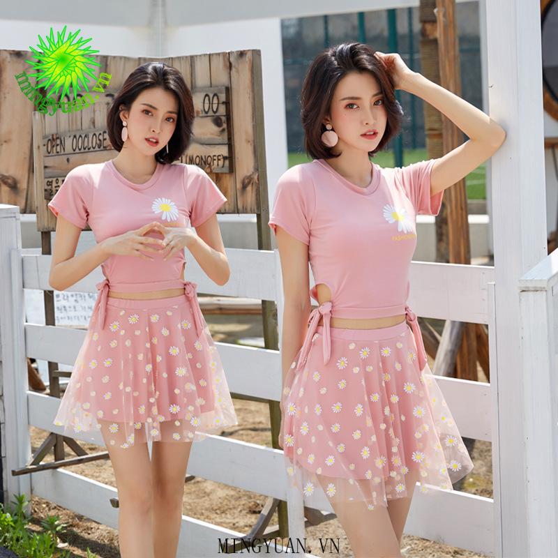 Bộ Đồ Bơi Hai Mảnh Mỏng Nhẹ Thời Trang Cho Nữ