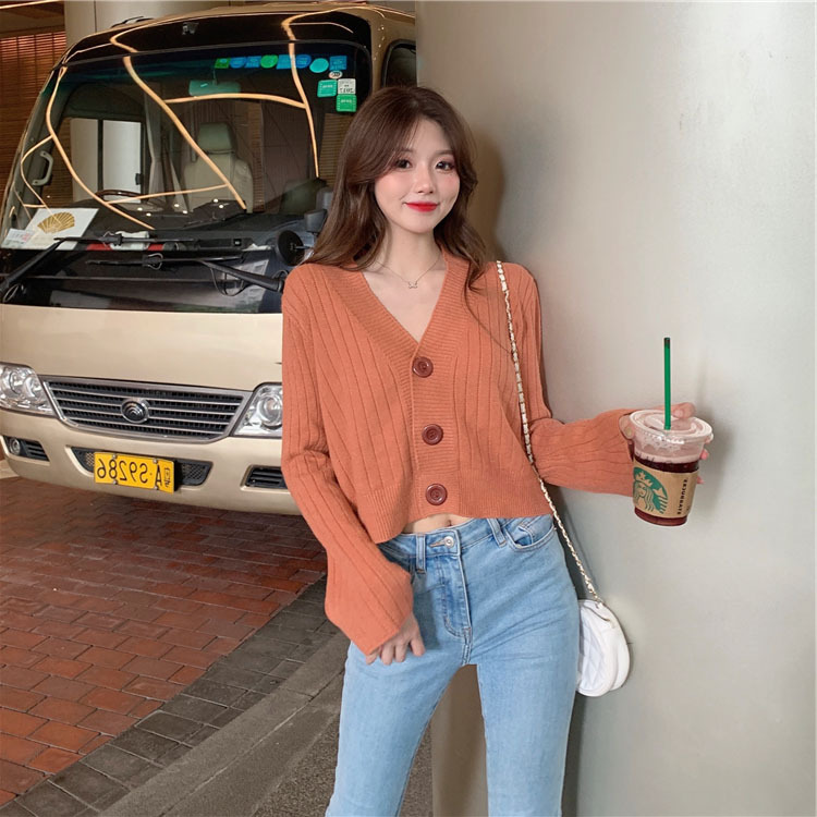 Áo LEN Cardigan Tay Loe Hàng Cao Cấp - QC01