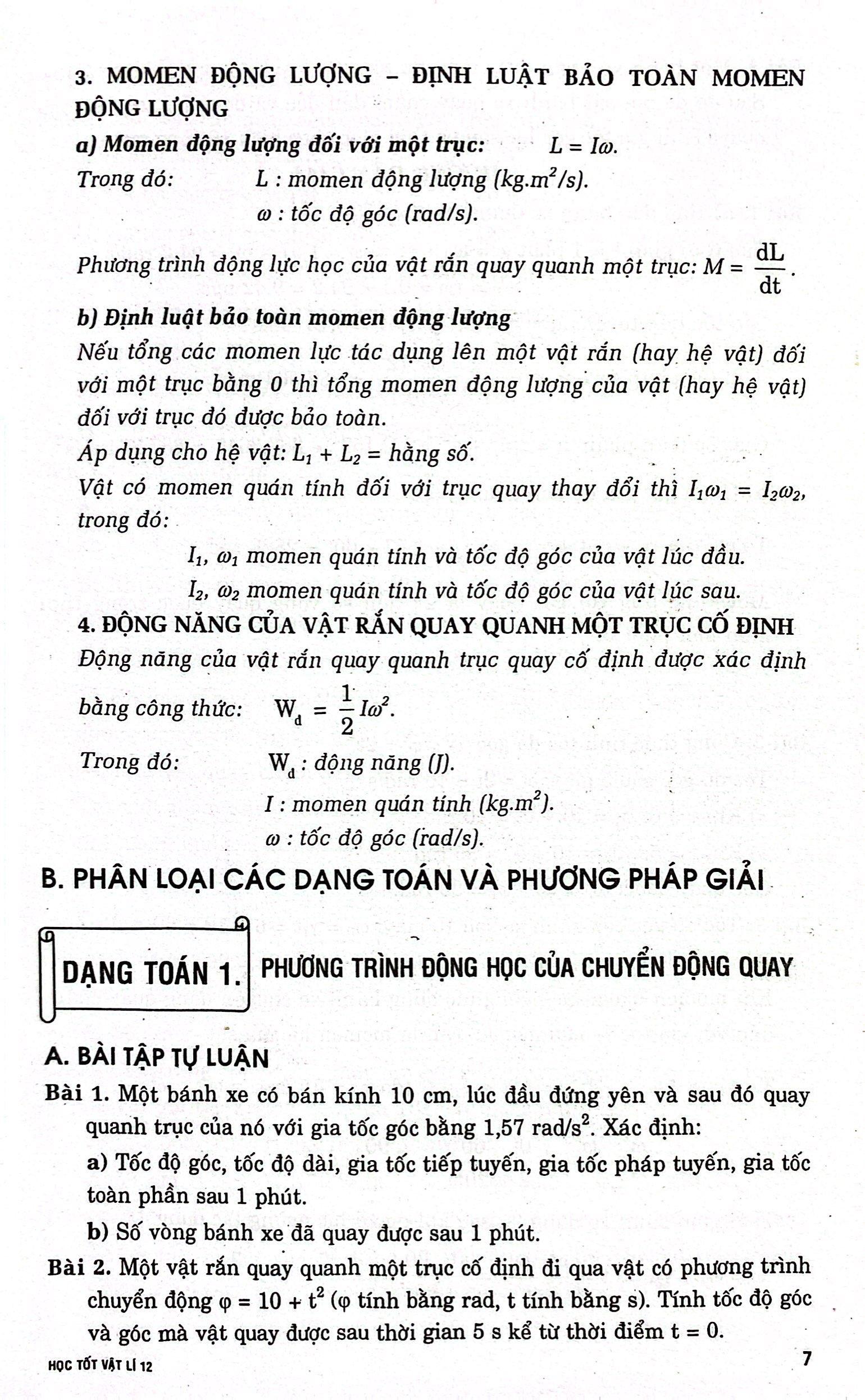 Học Tốt Vật Lí Lớp 12 (Tái Bản)