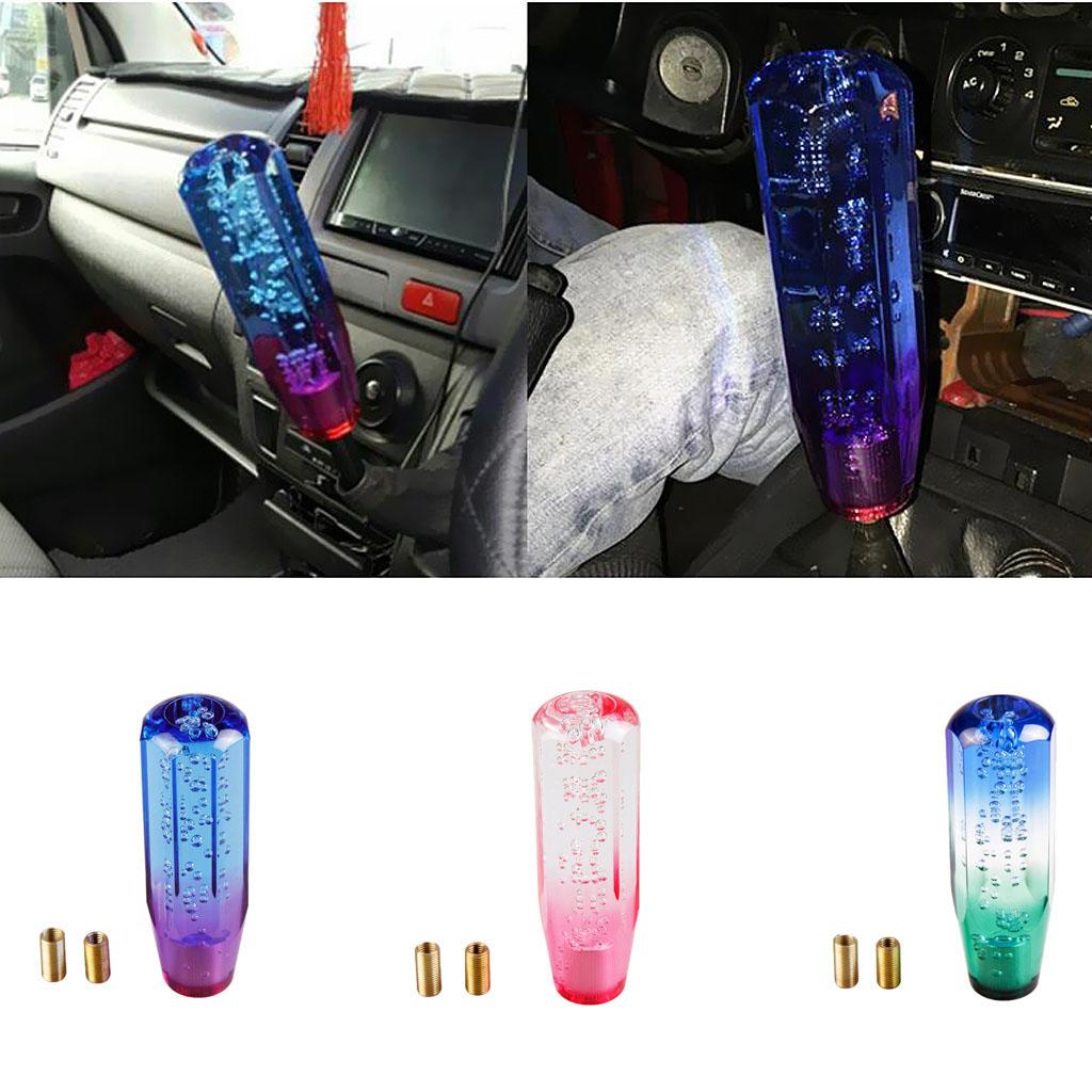Octagon Crystal Bubble Gear Shifter Shift Knob For Manual Car