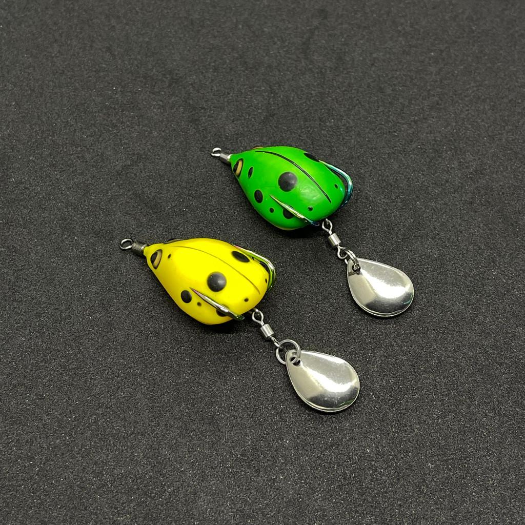 Nhái hơi câu lure CHADO chấm bi siêu nhạy Phukiencaulure25 nhái hơi câu lure, cá lóc siêu nhạy, hàng chuẩn Thái Lan