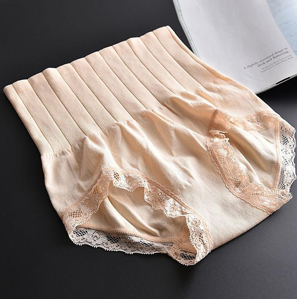 Combo 2 Quần gen nịt bụng định hình phối viền ren