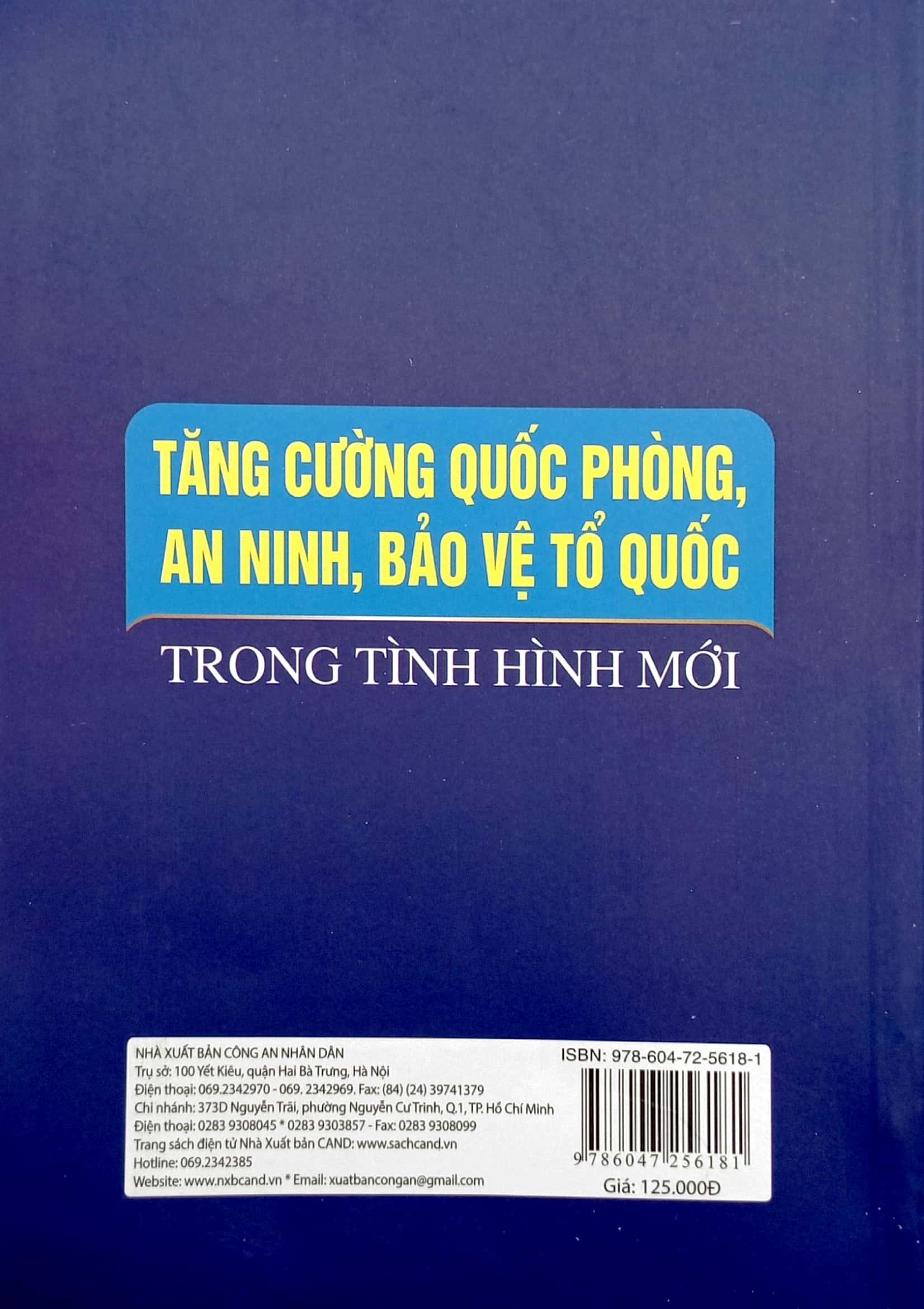 Tăng Cường Quốc Phòng, An Ninh, Bảo Vệ Tổ Quốc Trong Tình Hình Mới