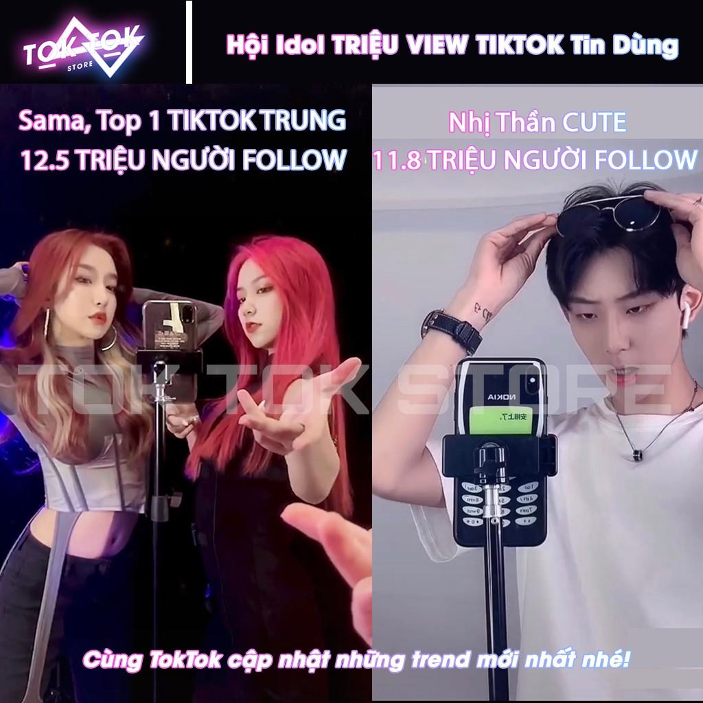 Giá đỡ điện thoại-Tripod quay TikTok chân đèn livestream chân đỡ máy ảnh cứng bền đẹp chắc chắn triệu view