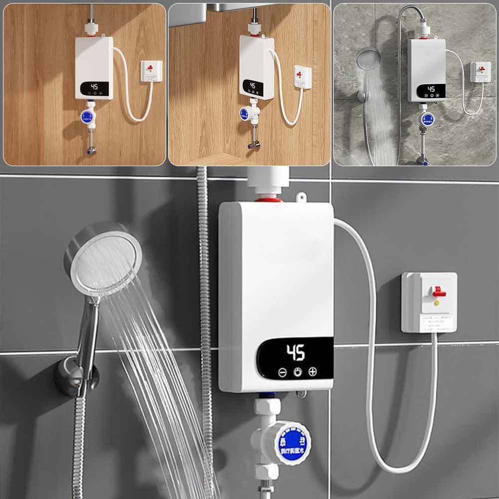 Bộ Nước Nóng Lạnh Trực Tiếp Cho Phòng Tắm Nhà Bếp Micro Hot Cold Shower Tiết Kiệm Điện Nước