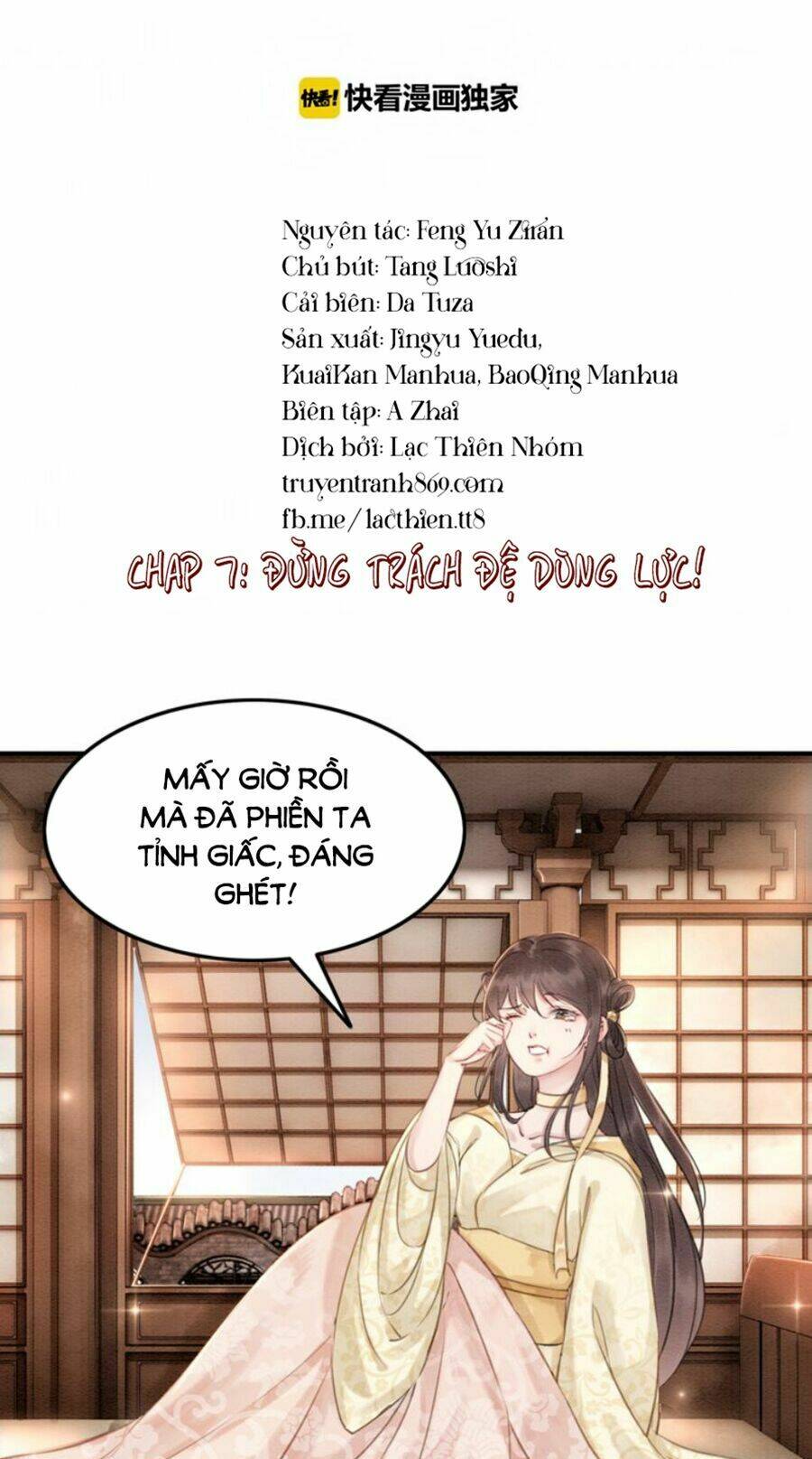 trọng sinh bá sủng nhiếp chính vương quá mạnh mẽ chapter 7 2