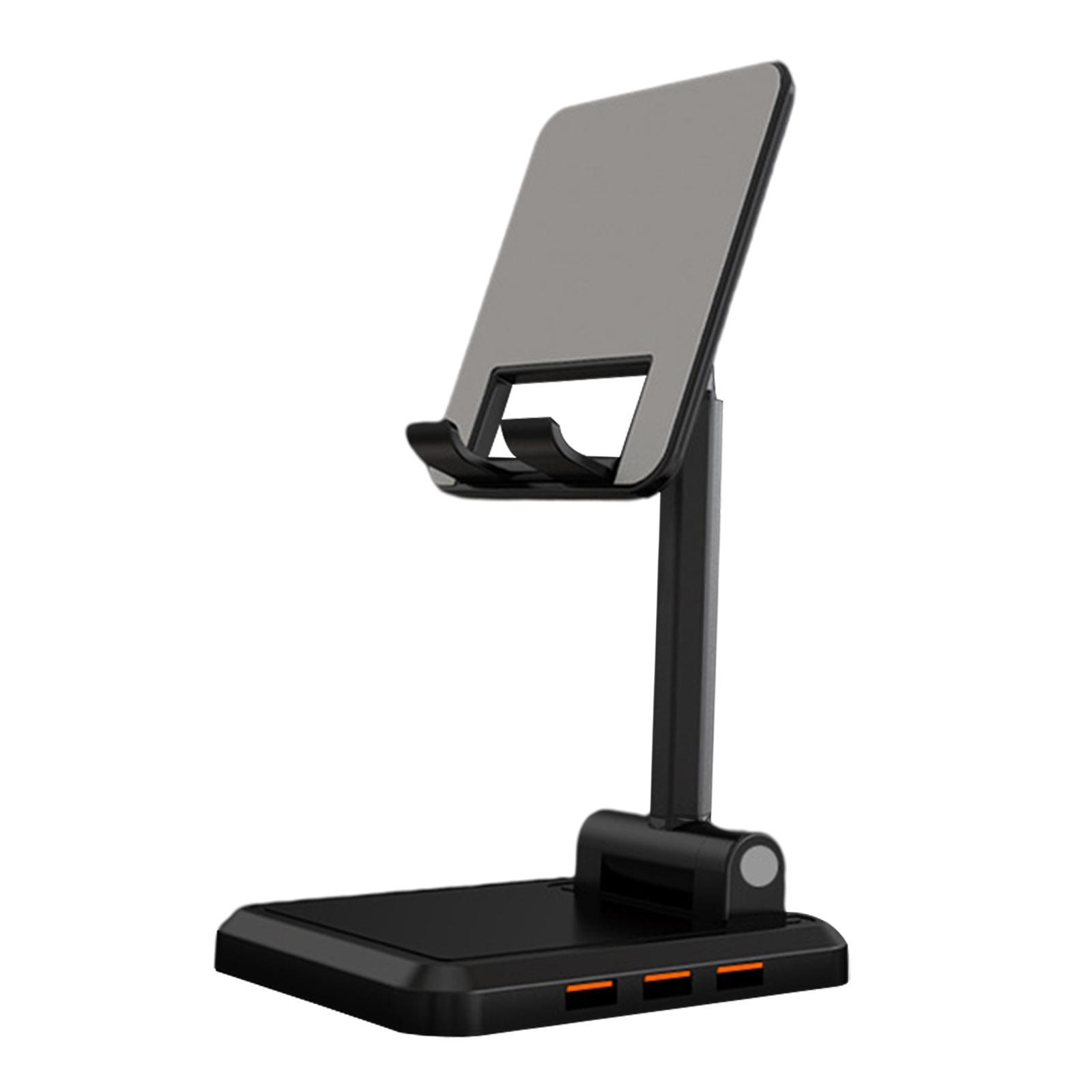 Foldable Desktop Phone Holder Charging Stand for Tablet Meeting Travel