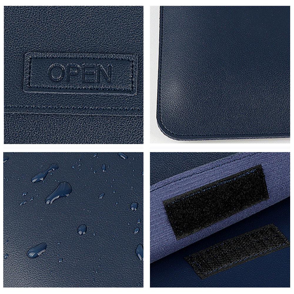 Da PU Laptop Đứng Cho Macbook Air Pro 13 15 2020 Máy Tính Xách Tay Nữ Tay Túi Cho Huawei ASUS HP Dell 13.3 14 15.4 Inch