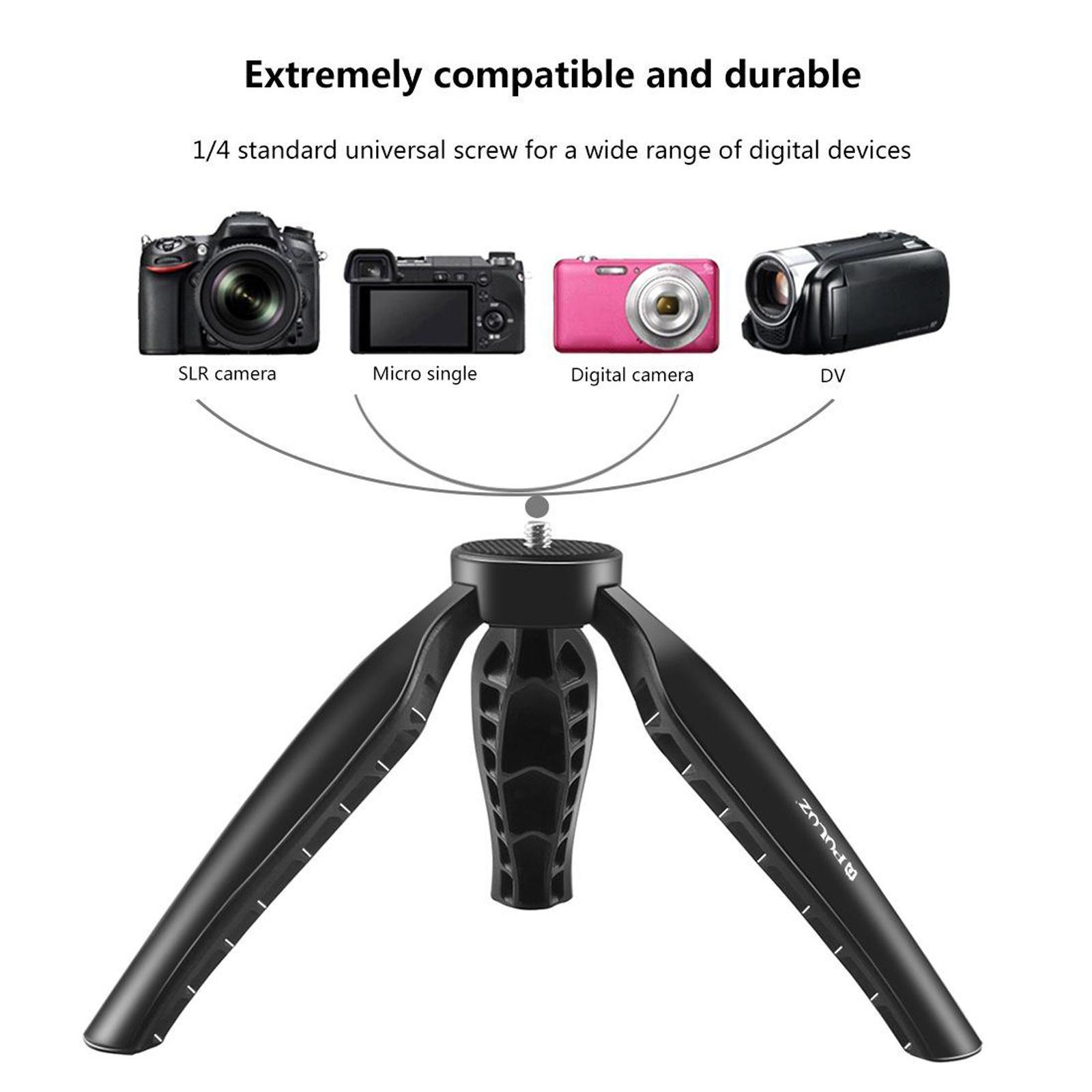 Mini Flexible Stability Adjustable Desktop Tripod for Digital Camera Working