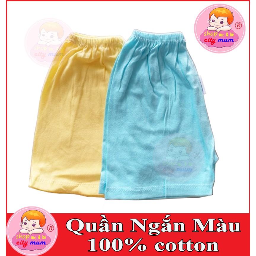 COMBO 5 QUẦN NGẮN MÀU MẶC NHÀ CHO BÉ 