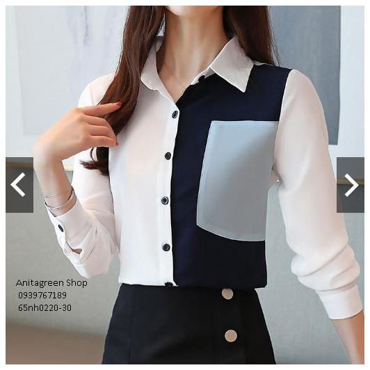 65nh0220-ÁO SƠ MI NỮ TAY DÀI s-6xl