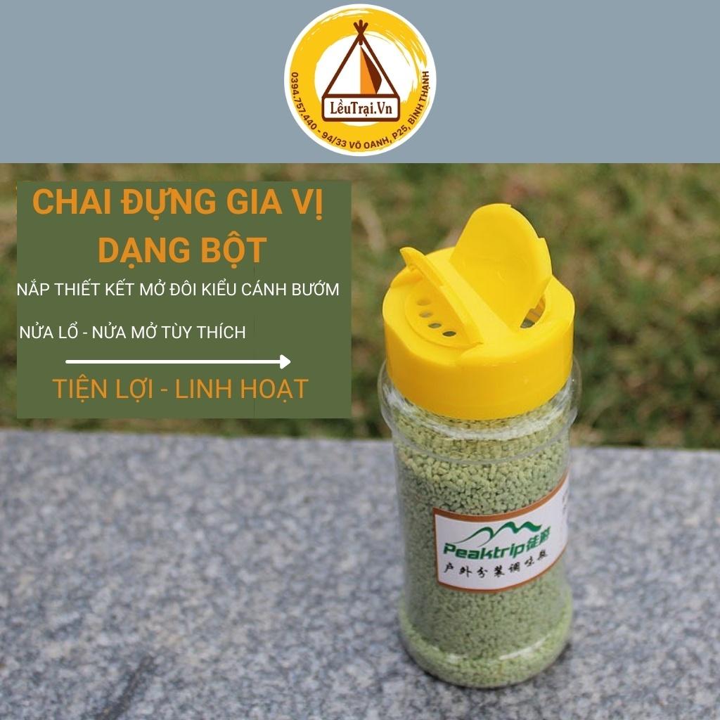 BỘ 5 LỌ ĐỰNG GIA VỊ TIỆN LỢI KHI ĐI DU LỊCH - CẮM TRẠI - DÃ NGOẠI - PICNIC