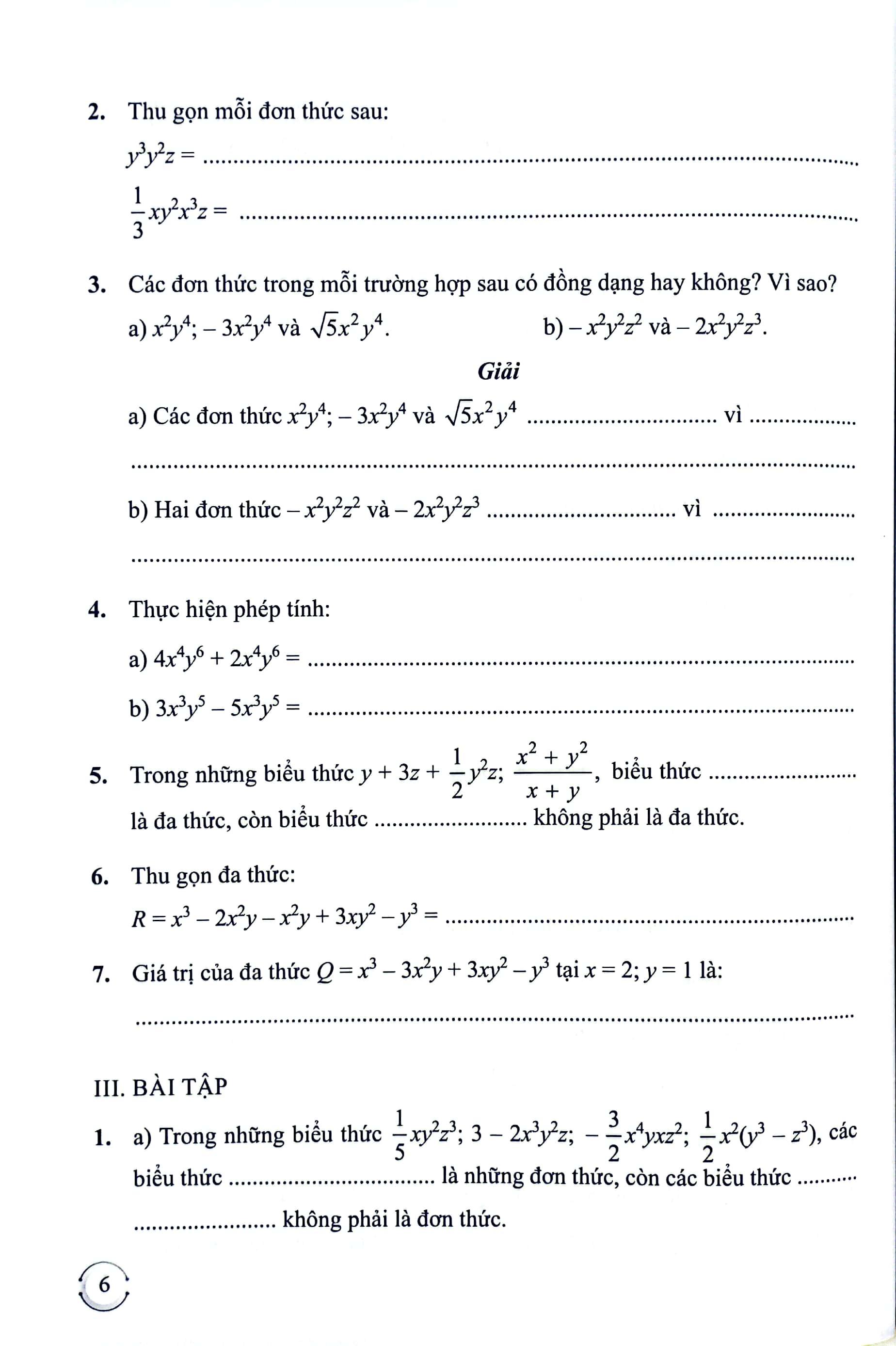 Vở Bài Tập Toán 8 - Tập 1 (Cánh Diều) (2023)