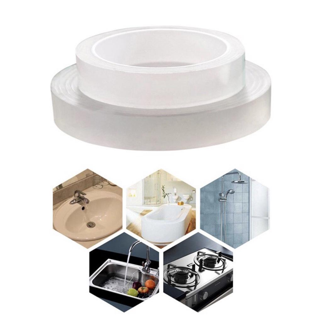 Băng keo 2 mặt trong suốt siêu dính đa năng - dán tường 3m 5m