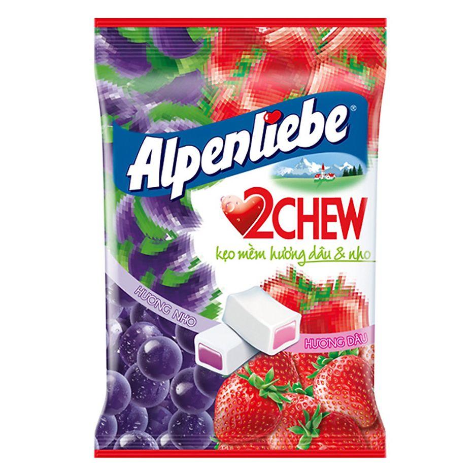 Kẹo Mềm Alpenliebe 2 Chew Vị Dâu Nho 227.5G-8935001714248