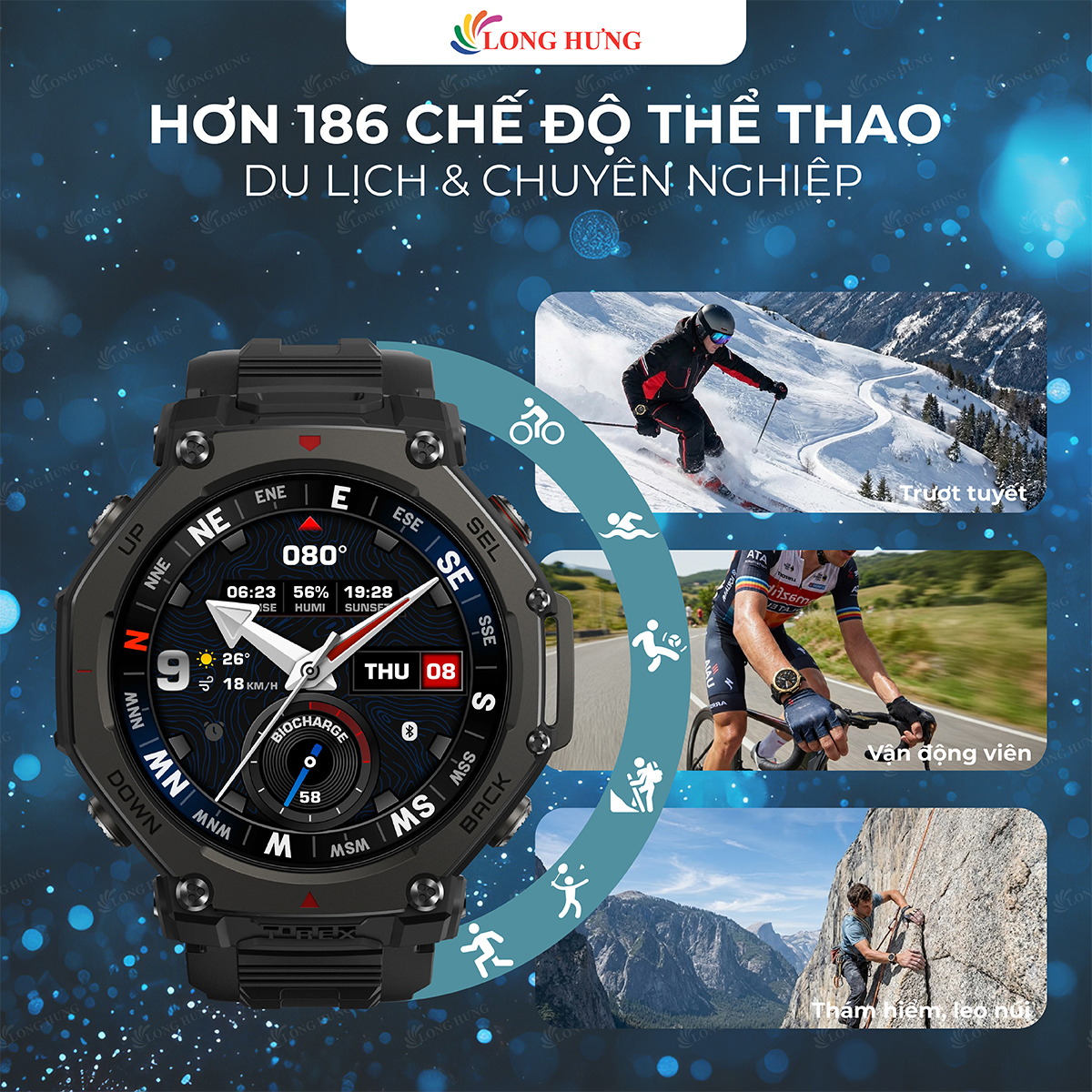 Đồng hồ thông minh Amazfit T-Rex 3 Pro 48mm A2444 - Hàng chính hãng