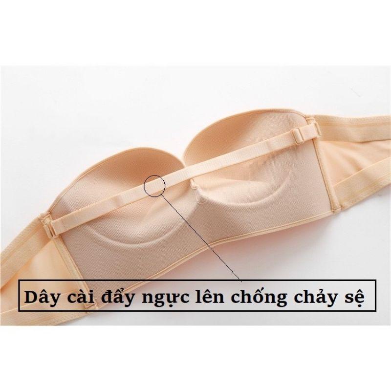 Áo chống tụt không dây cài trước cao cấp mặc váy hở lưng vai sang xịn