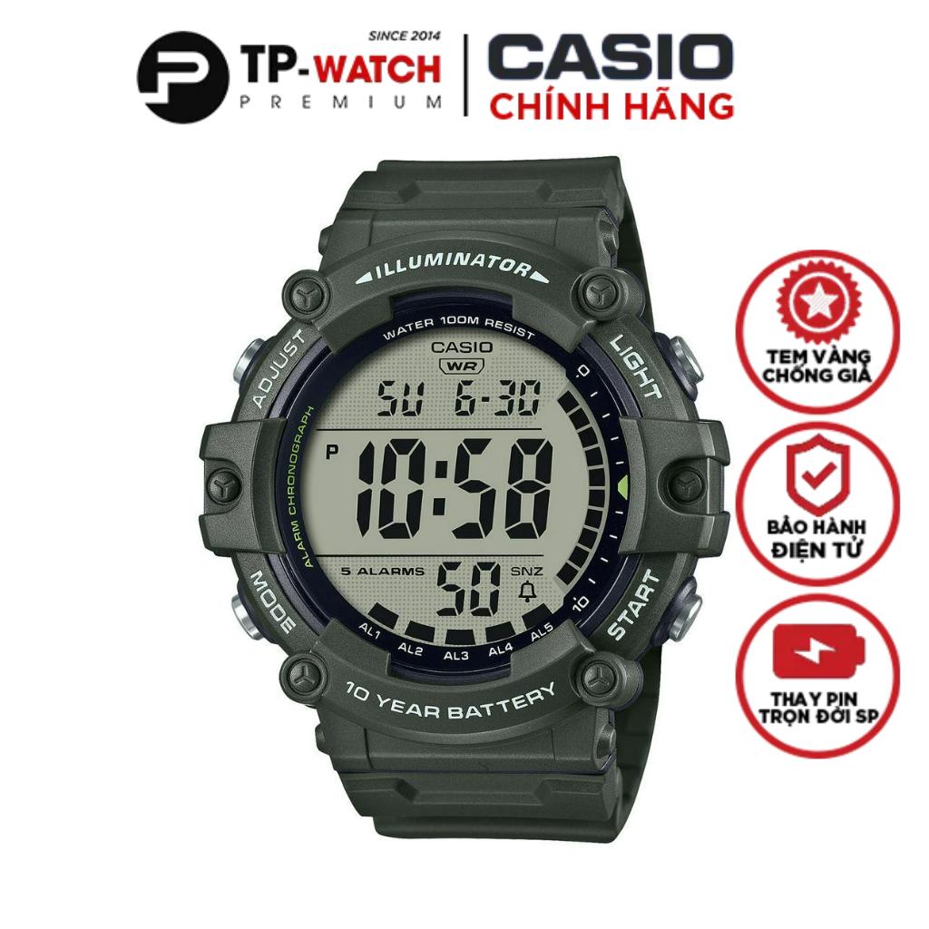 Đồng Hồ Nam Dây Nhựa Casio Standard AE-1500WHX-3AVDF Chính Hãng - AE-1500WHX-3A Pin 10 Năm