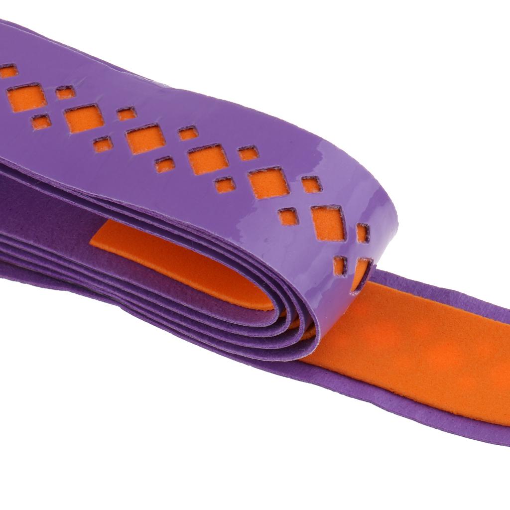 Non-slip Stretchy Fishing Tape Tennis Racket Handle Tape Overgrip Purple