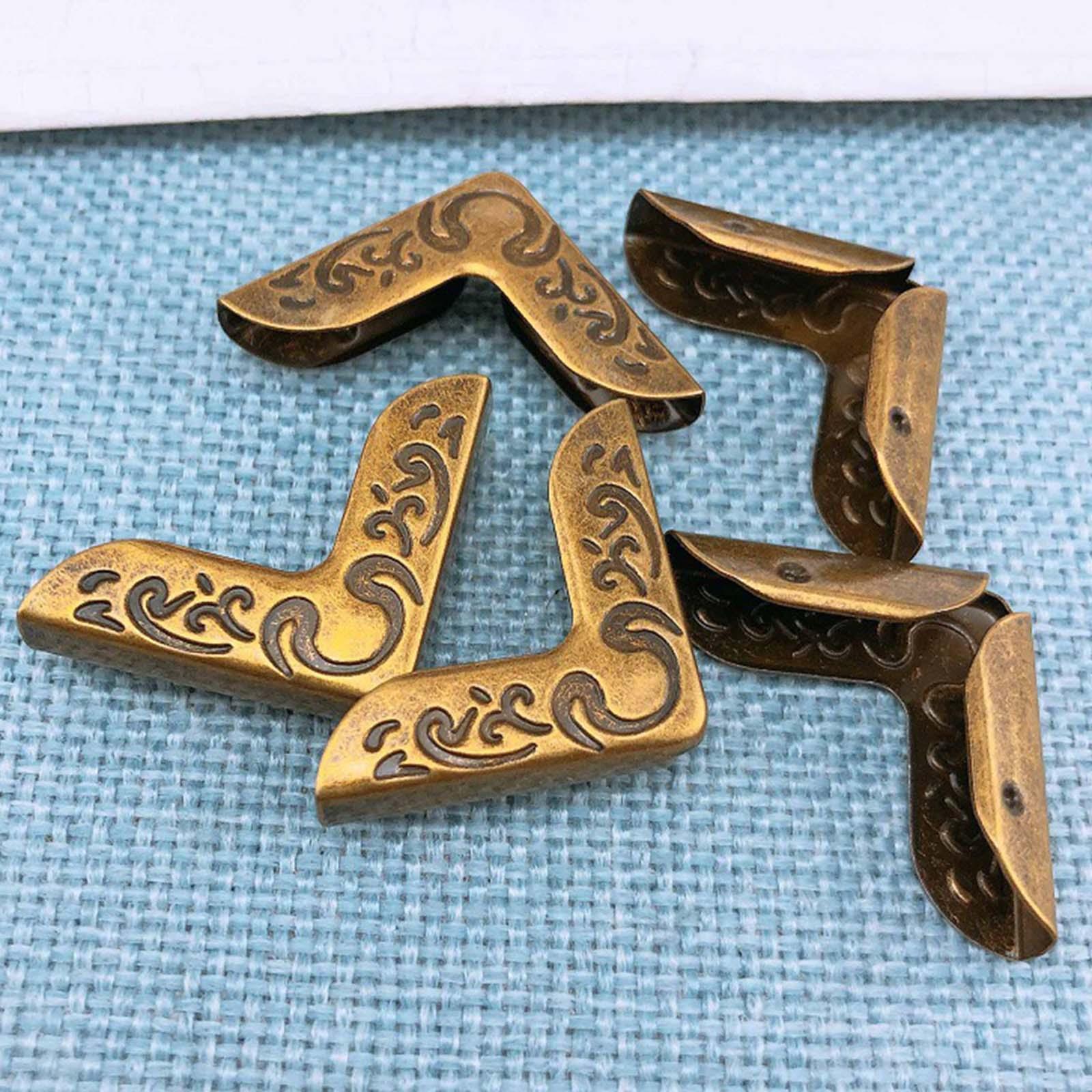 100Pcs Book Corner Protector Metal, Scrapbooking Photo Mounting Corners, Book, Albums, Menus, Notebook, File Corner Protectors