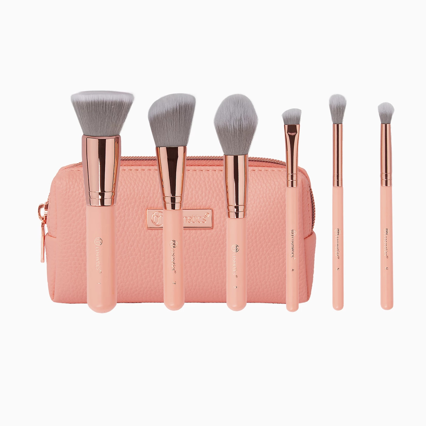 Bộ Cọ Trang Điểm 6 cây BH Cosmetics Petite Chic 6 Piece Mini Brush Set With Bag