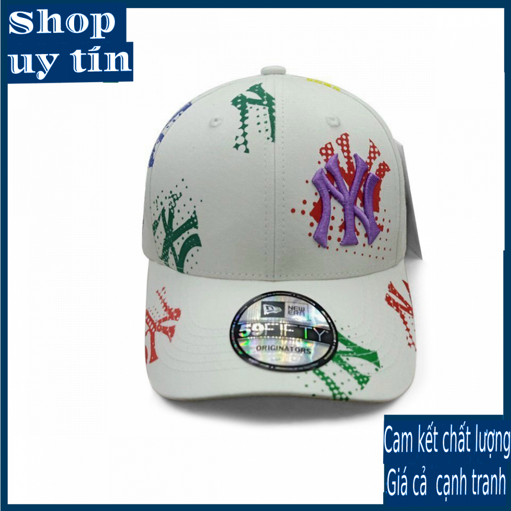 Freeship - MŨ/NÓN KẾT LƯỠI TRAI N.Y THỜI TRANG NAM NỮ CAO CẤP - màu đen cá tính / màu trắng dễ thương