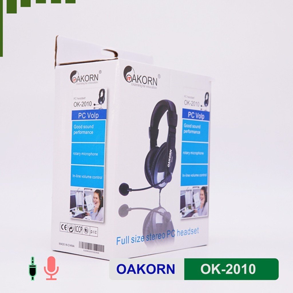 Tai Nghe Headphone OK-2010 Có Mic Full Box Dây Dài 2m