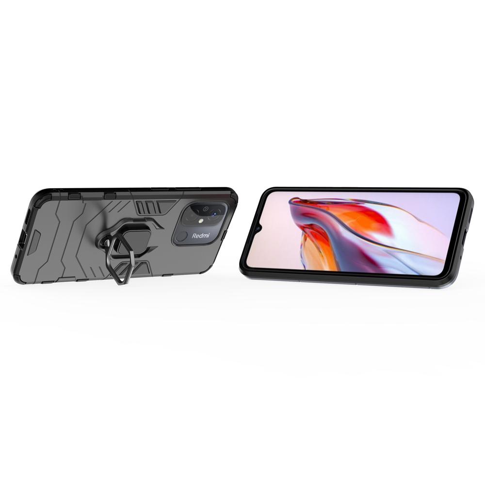 Ốp lưng Xiaomi Redmi 12C, Ốp Chống sốc Iron Man có giá đỡ nhẫn iring hít Ôtô Bảo vệ viền và Camera cho Redmi 12C