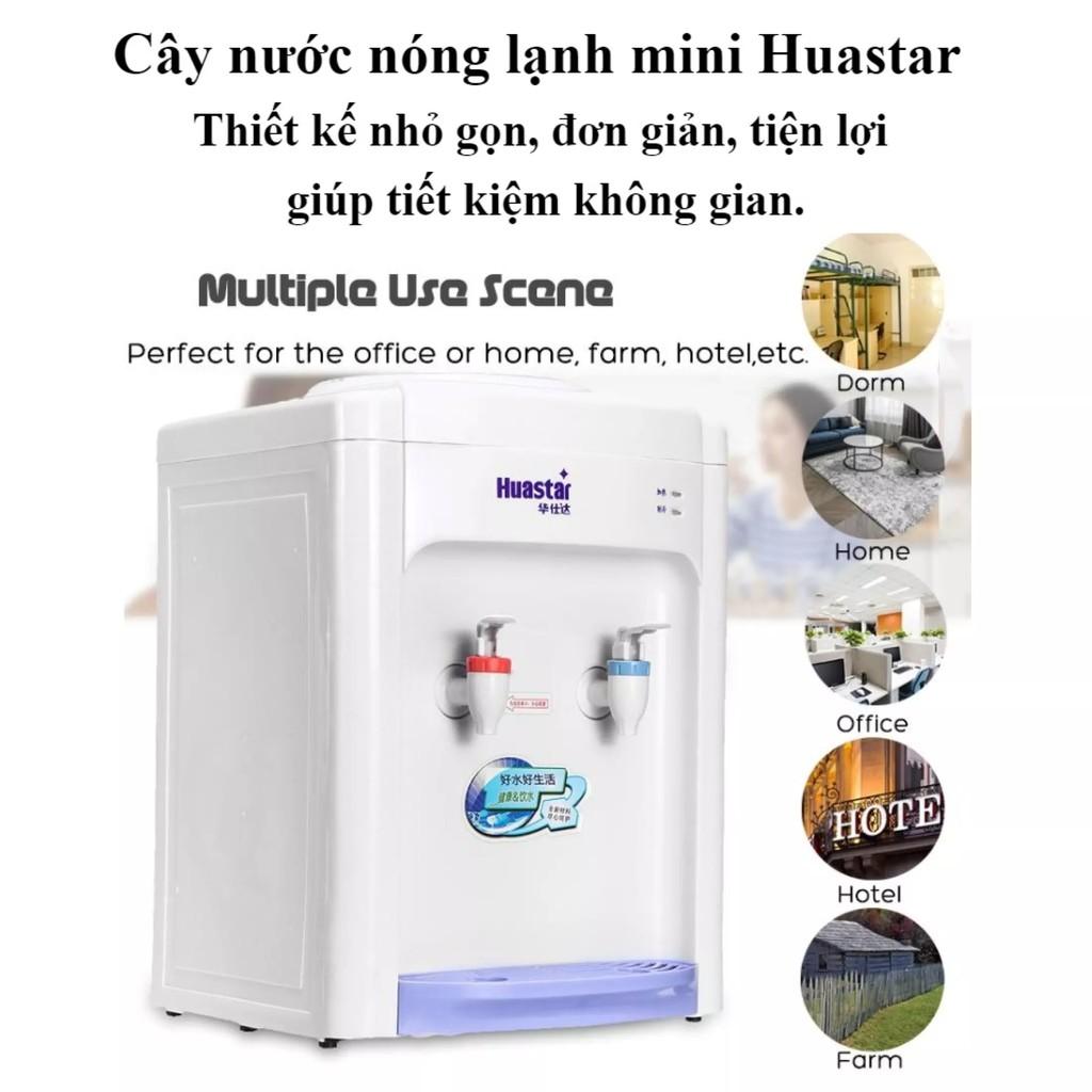 Máy nước nóng lạnh, Cây nước nóng lạnh mini KAW tiết kiệm điện,có rơ re tự ngắt chống giật - Mẫu mới CAO CẤP