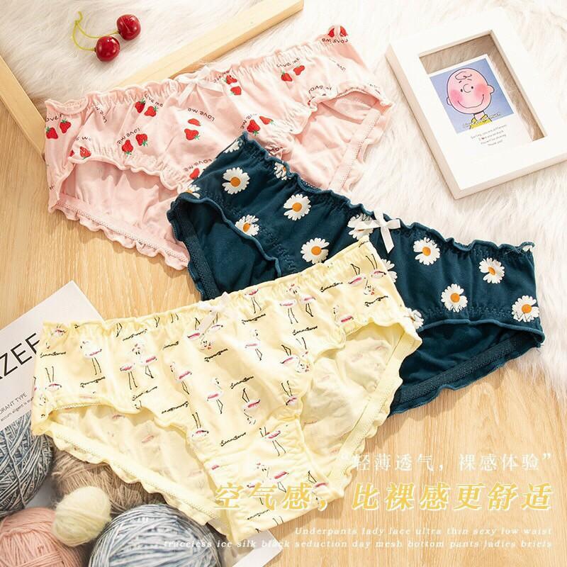 QUẦN LÓT COTTON HỌA TIẾT CUTE