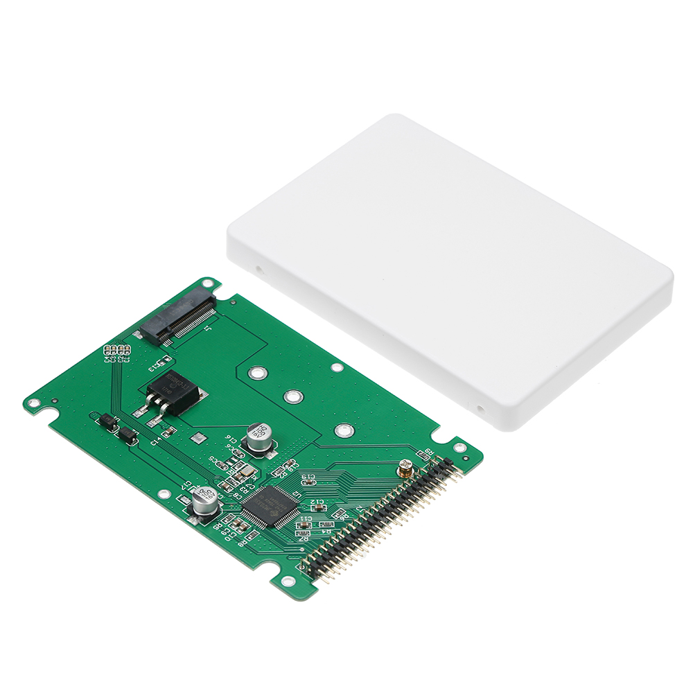 Bộ Chuyển Đổi M.2 NGFF SATA SSD Sang 2.5 IDE 44pin Với Hộp Đựng