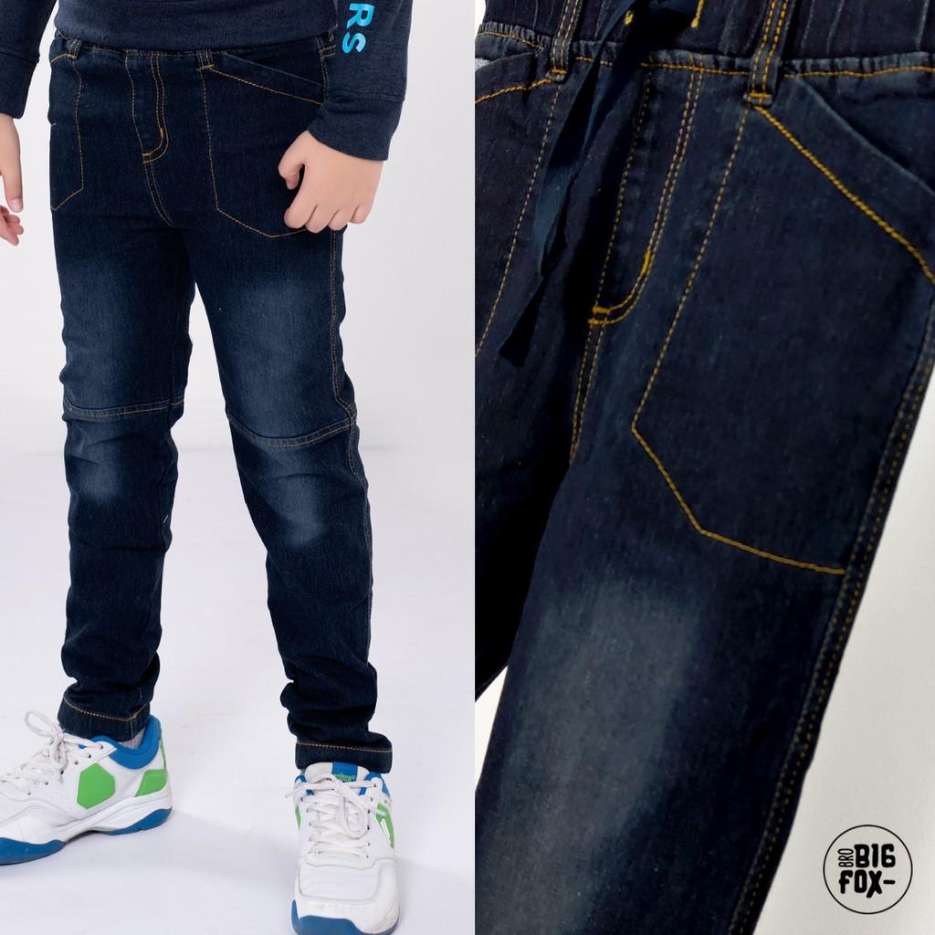 Quần Bò Dài Cho Bé Trai Bigfox Size Đại. Quần Thu Đông Trẻ Em Teen Boy Từ 17- 50kg