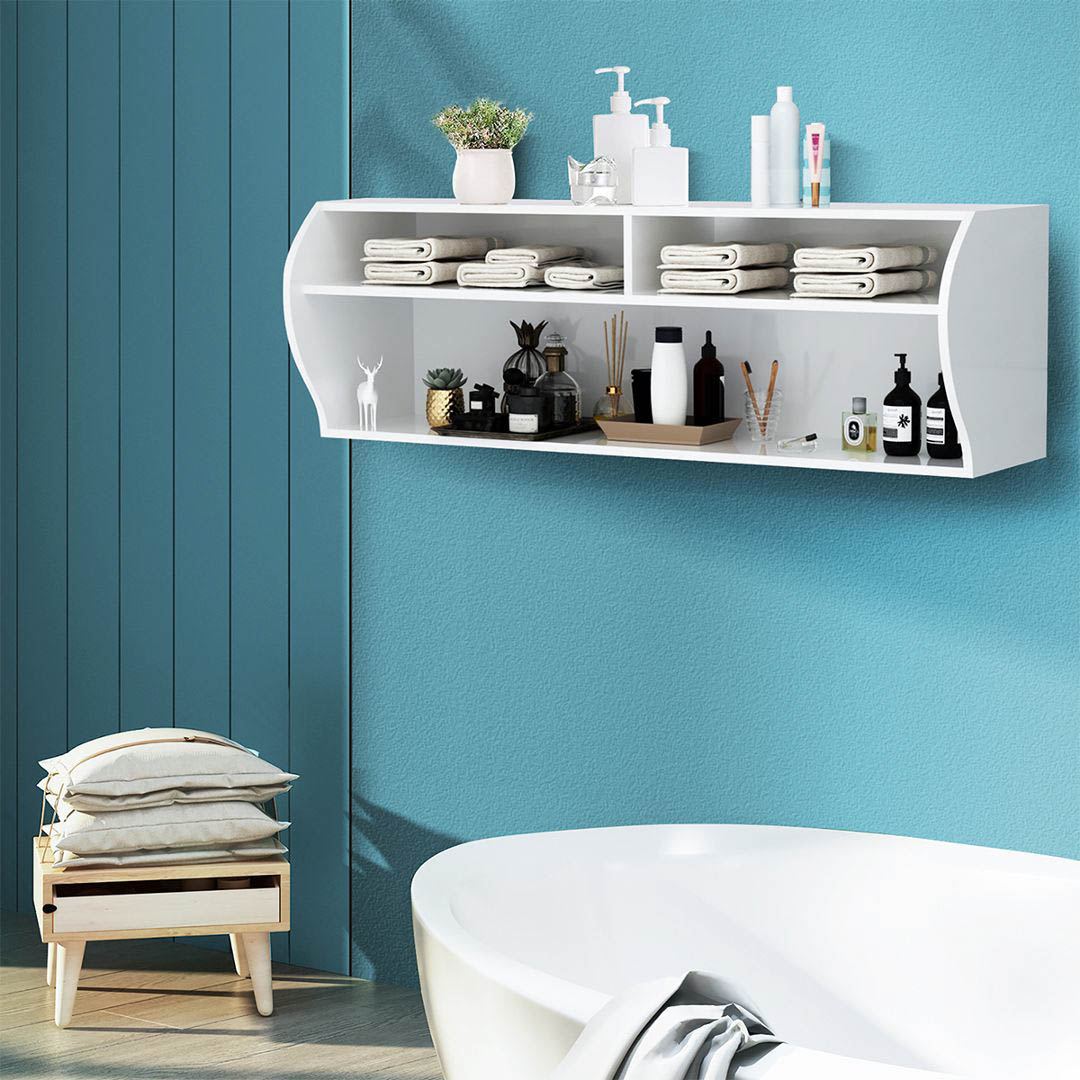 Kệ tivi gỗ hiện đại SMLIFE Tachija | Gỗ MDF dày 17mm chống ẩm | D120xR40xC40cm