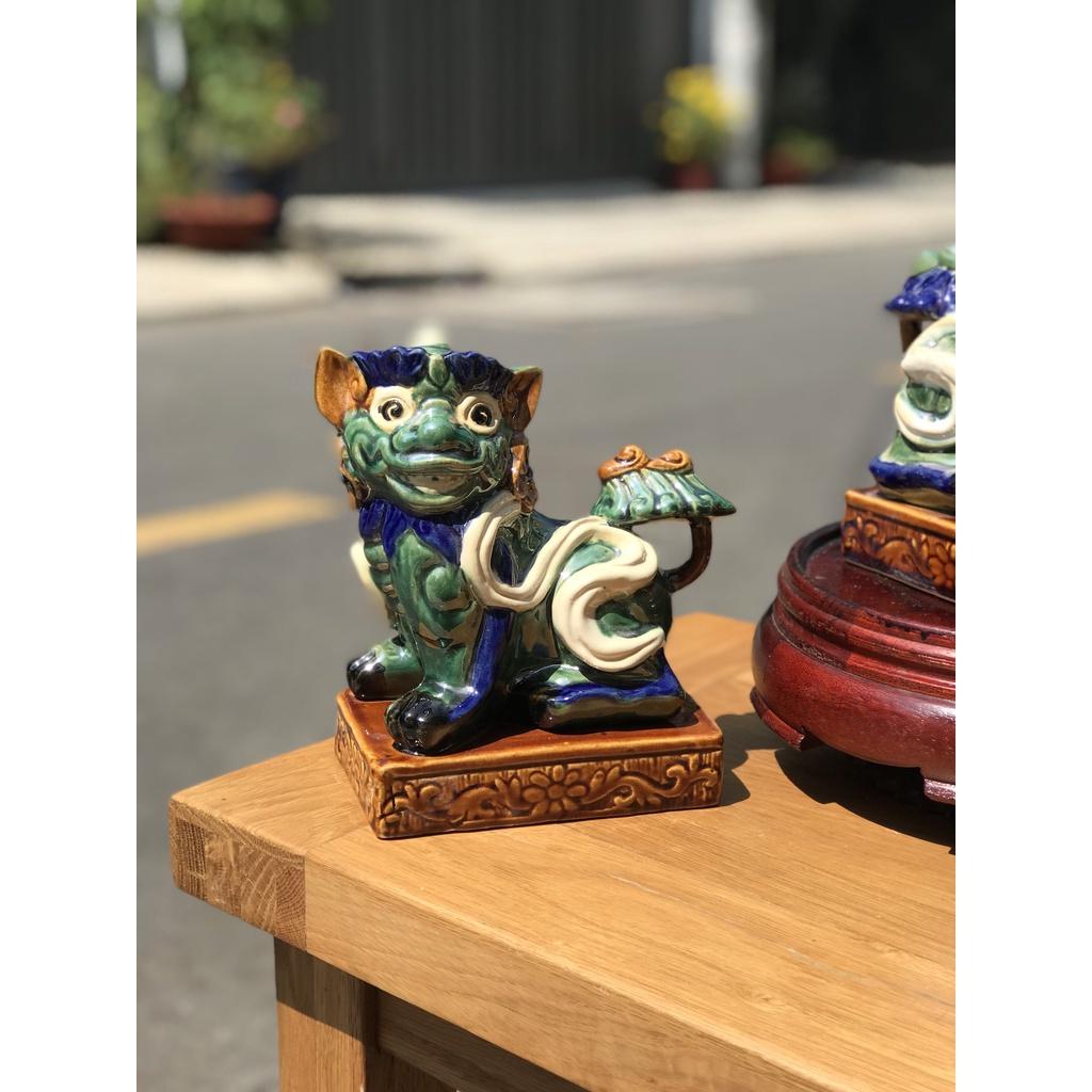 TƯỢNG KỲ LÂN GỐM SỨ THỦ CÔNG NAM BỘ