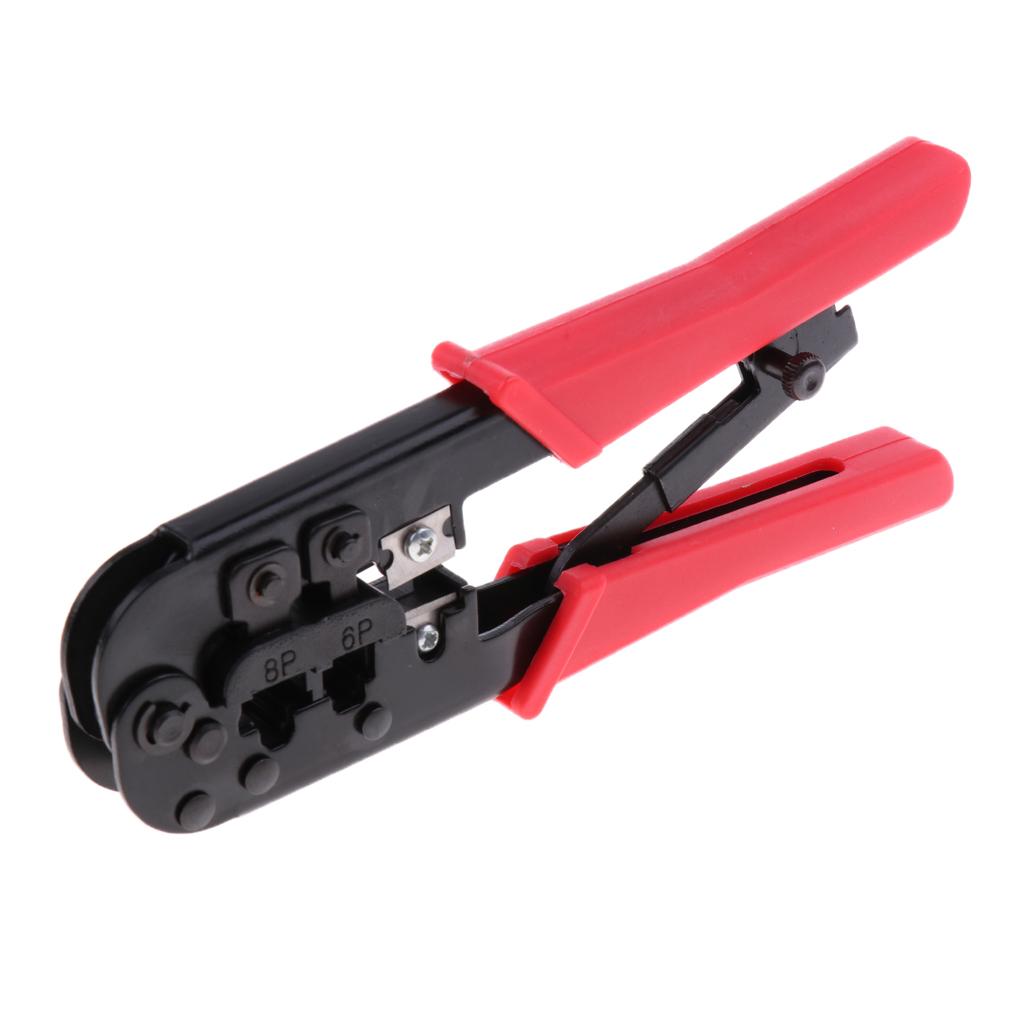 6P 8P Network Cable Crimper Tool  RJ11 LAN Ethernet Pliers Crimping Tool