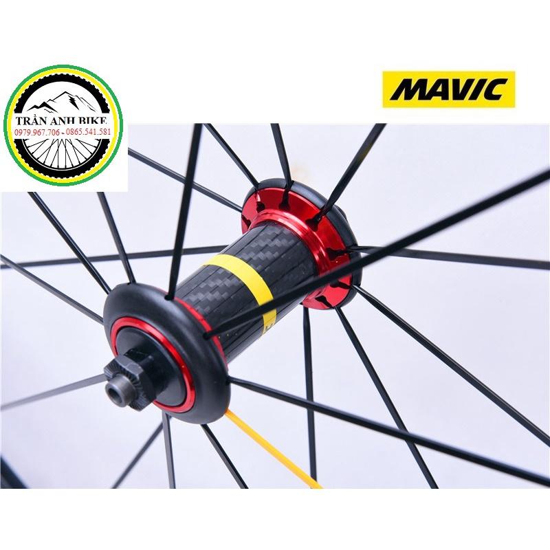 Bộ vành nhôm xe đạp road MAVIC COSMIC PRO 700Cx40mm - Hub Carbon