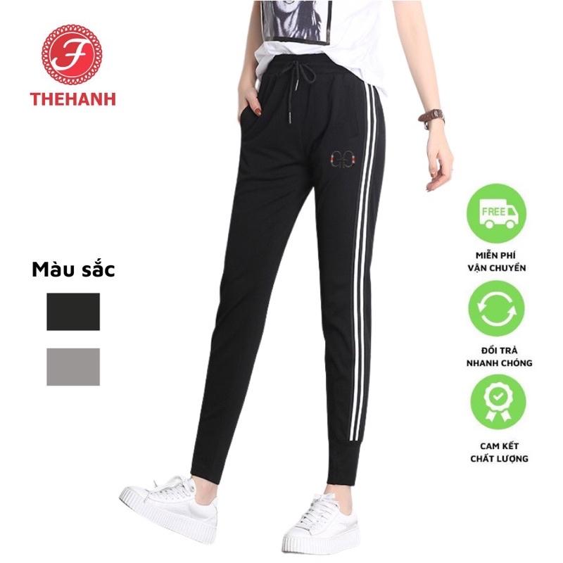 Quần jogger len tăm nữ - quần jogger thun gân