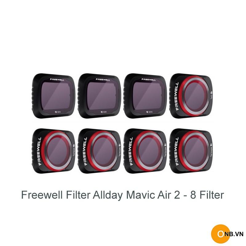 Freewell Filter Allday Mavic Air 2 - Full set 8 Filter