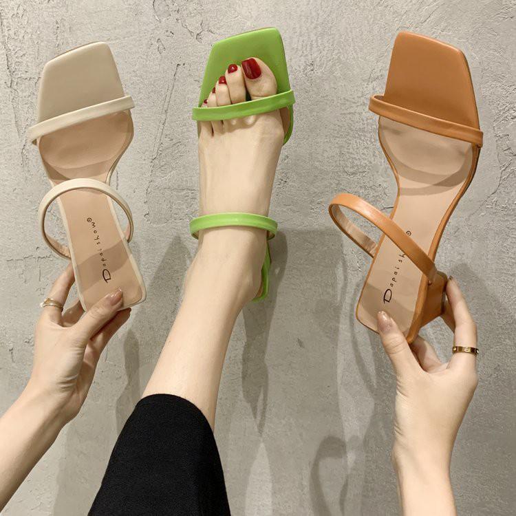 Nam nữ Hàn mùa xuân và mùa hè dép đơn giản