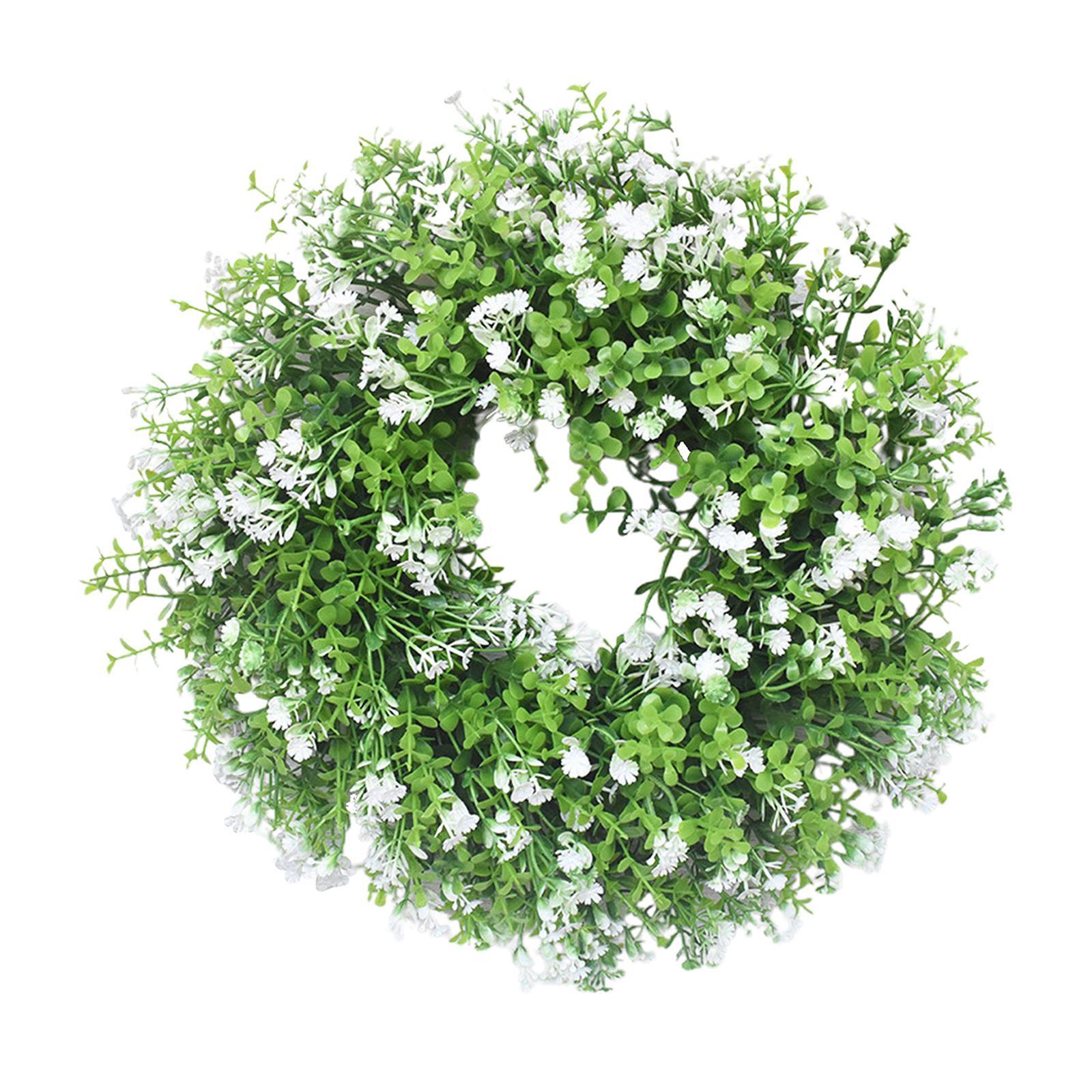 Gypsophila Wreath Hanging Front Door Window Garland Wedding Decor Photo Prop
