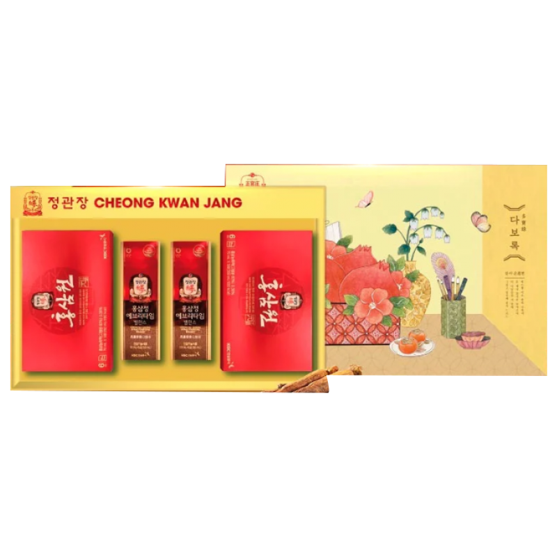 LỘC THỊNH GIA KHANG | Bộ Quà Tặng Hồng Sâm Hàn Quốc Cao Cấp KGC Cheong Kwan Jang