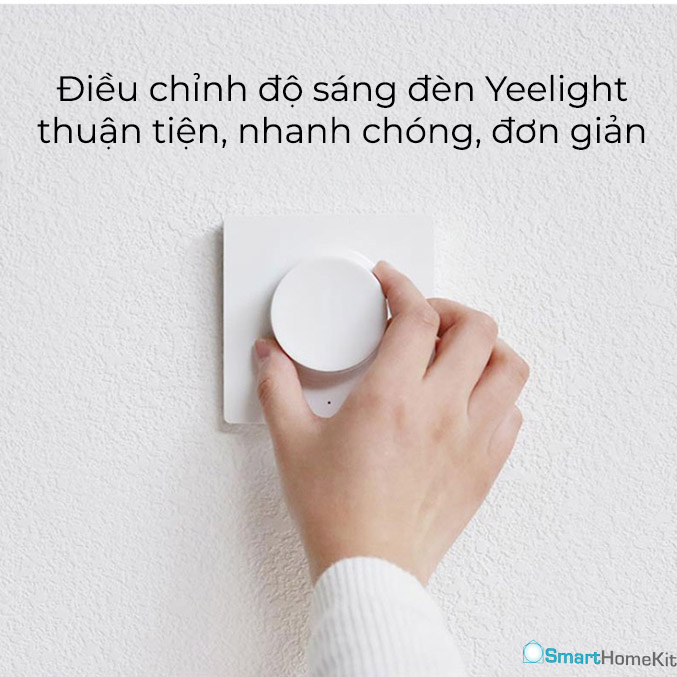 Công tắc thông minh Yeelight Smart Dimmer Switch dùng cho đèn ốp trần - Hàng Chính Hãng