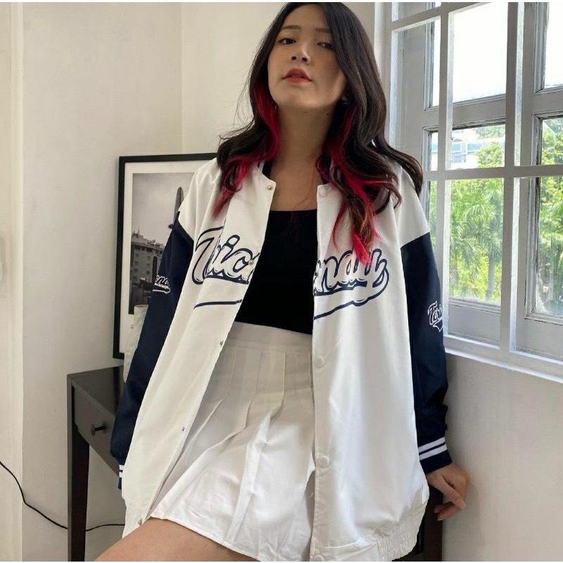 Áo khoác BOMBER, áo khoác Gió Phối Màu Chữ TORYTENDY Form Rộng Unisex, Áo khoác dù Nam Nữ Unisex - Bomber Jacket Marcus vải dù 2 lớp chống nắng