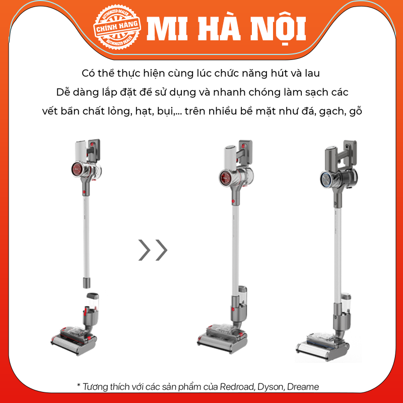 Đầu hút bụi lau sàn Redroad DW1 - Hàng chính hãng