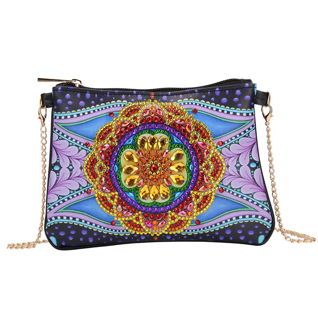 Mini Handbag Diamond Painting Leather Chain Shoulder Bags