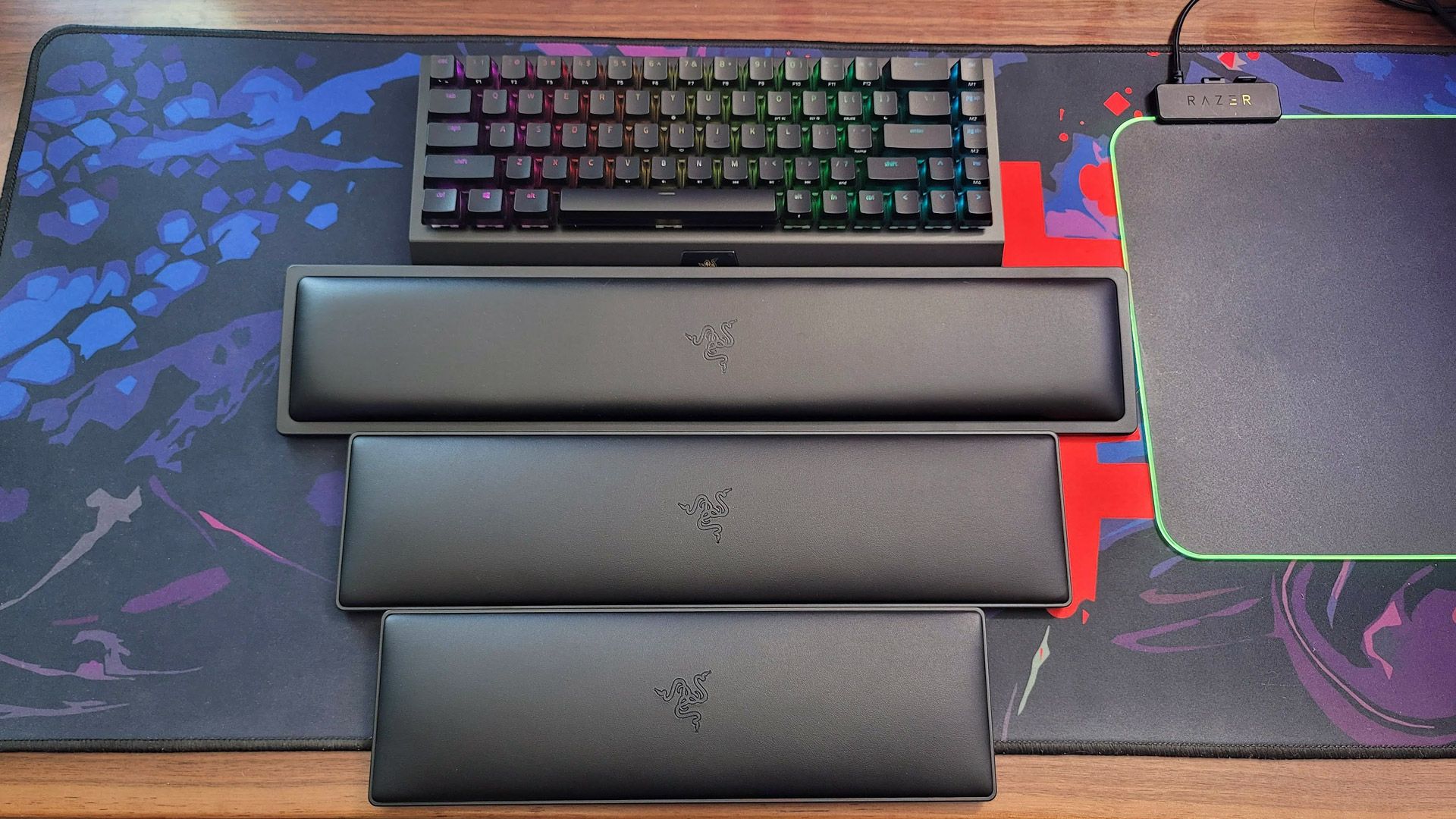 Tấm kê tay bàn phím Razer Ergonomic Wrist Rest For Mini Keyboards_RC21-01720100-R3M1- HÀNG CHÍNH HÃNG