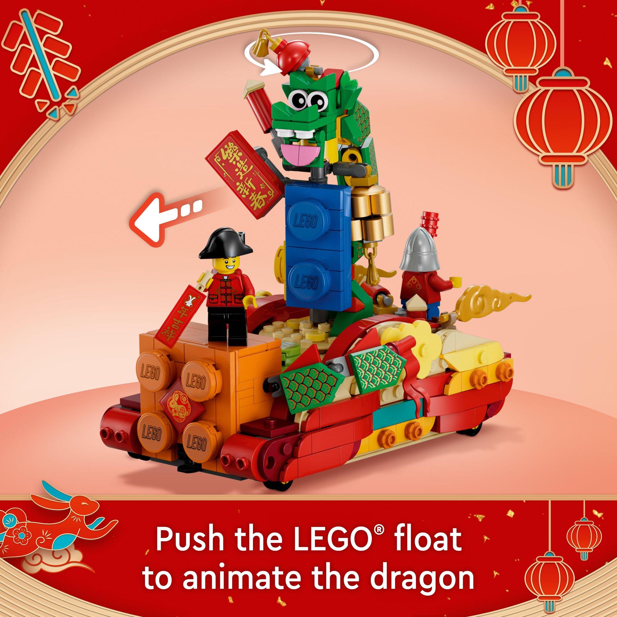 LEGO Adults 80111 Lễ Hội Diễu Hành Năm Mới (1653 Chi Tiết)