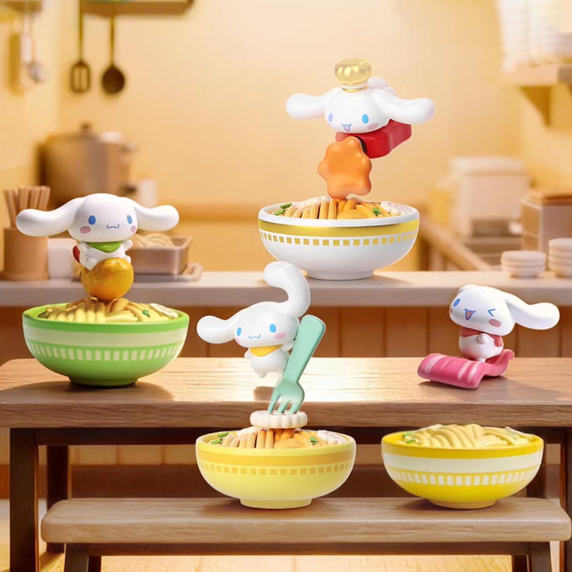Blindbox Mô Hình Cinnamoroll - Energetic Ramen - Bubble Bean - Moetch MB33