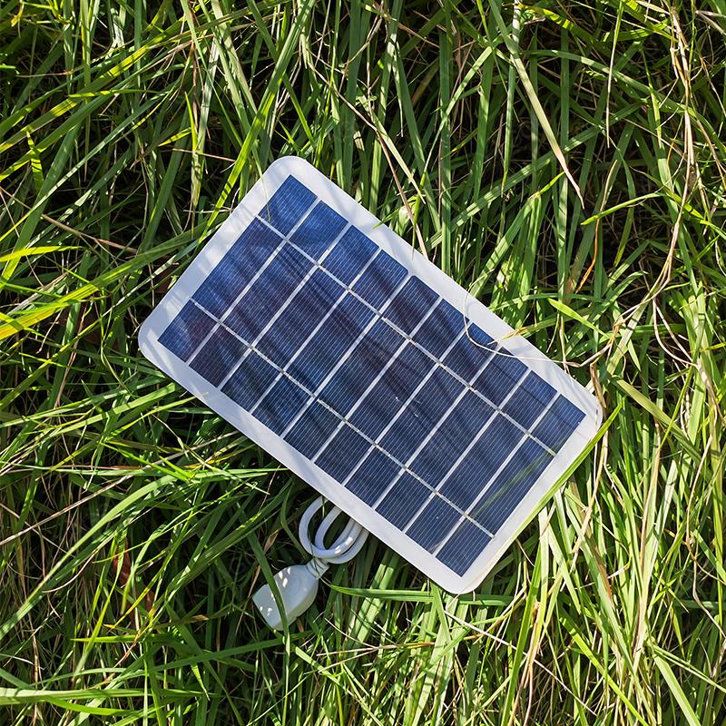 Máy phát điện năng lượng mặt trời di động 20W Bộ sạc pin di động USB 5V DIY cho Power Bank Du lịch ngoài trời Cắm trại Ánh sáng mặt trời 10W 8W 3W 2W Màu sắc: 300x145x3MM 20W